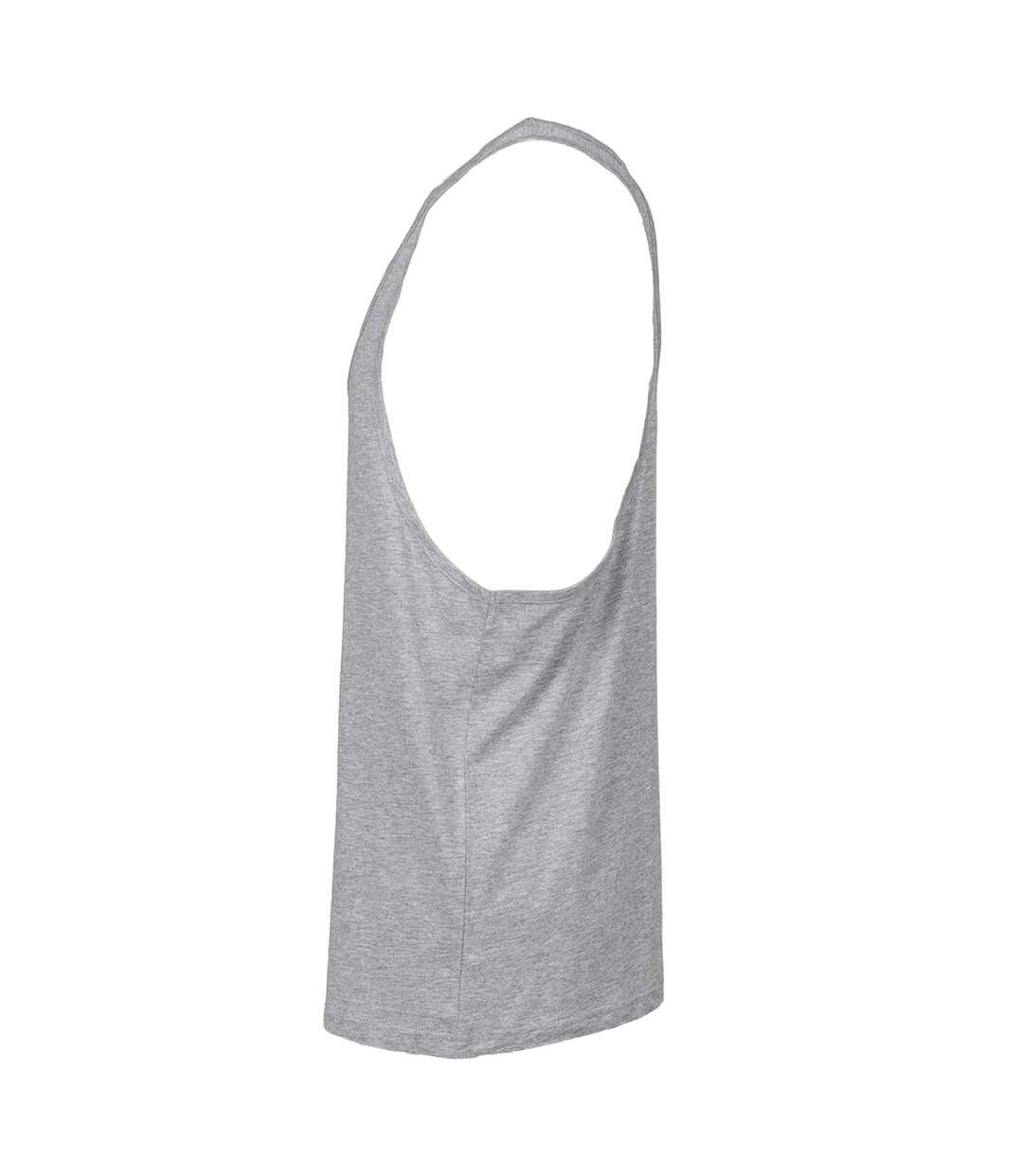 Débardeur muscle homme gris chiné SF