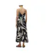 Robe noir/beige femme vero moda easy-2