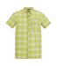 Chemise Manches Courtes De Voyage Motif/style À Carreaux Homme Jaune Foncé Regatta-2