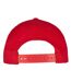 Casquette Ajustable Motif/style Courbé Rouge Flexfit-2