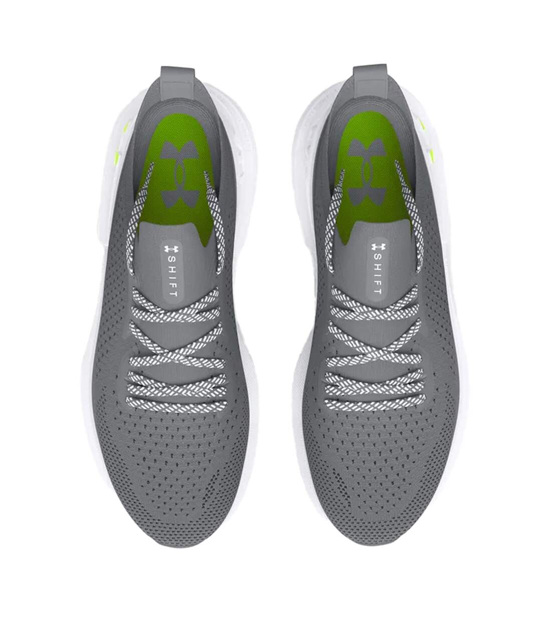 Mens Shift Running Trainers Grey-white Under Armour-1