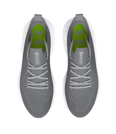 Mens Shift Running Trainers Grey-white Under Armour