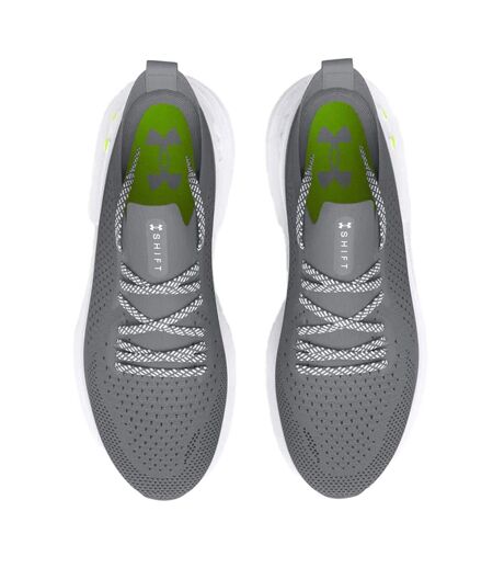 Mens Shift Running Trainers Grey-white Under Armour
