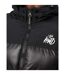 Mens Quilted Polyester Puffer Jacket Black Kings Will Dream-4