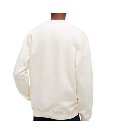 Sweat beige homme tommy hilfiger badge crewss