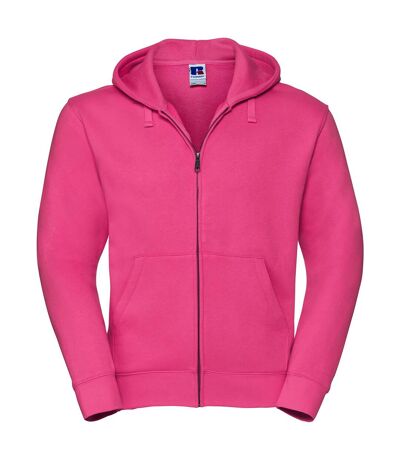 Veste à capuche authentic homme fuchsia Russell