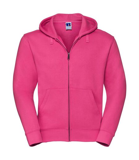 Veste à capuche authentic homme fuchsia Russell