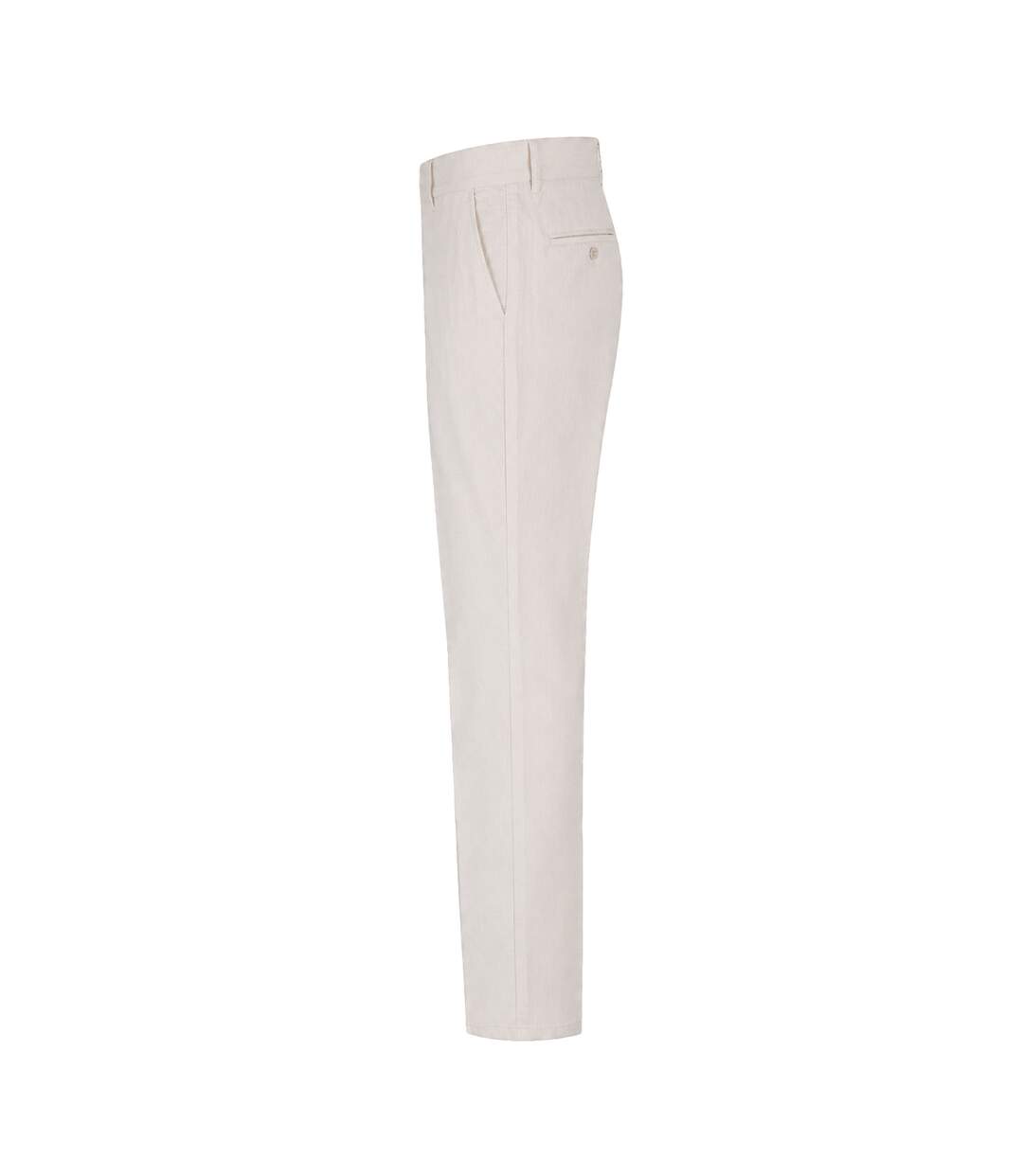 Mens Straight Chinos White Boss-3