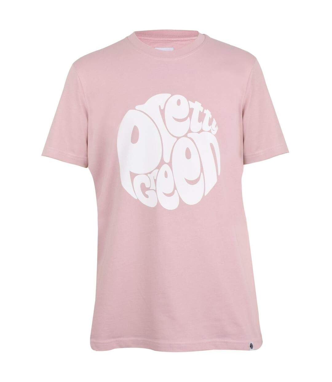 T-shirt Motif/style Grand Logo Homme Rose Clair Pretty Green-1