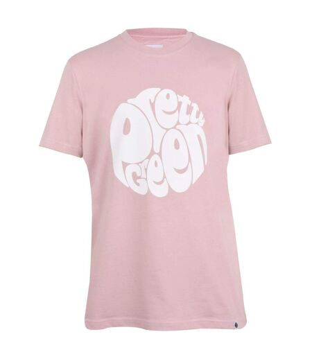 T-shirt Motif/style Grand Logo Homme Rose Clair Pretty Green