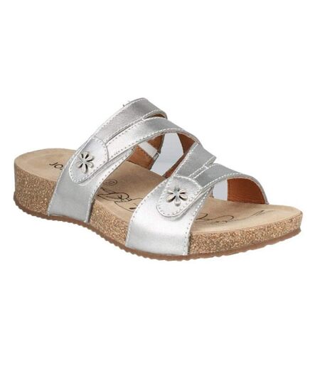 Sandales Mules Tonga Femme Métallisé Transparent Josef Seibel