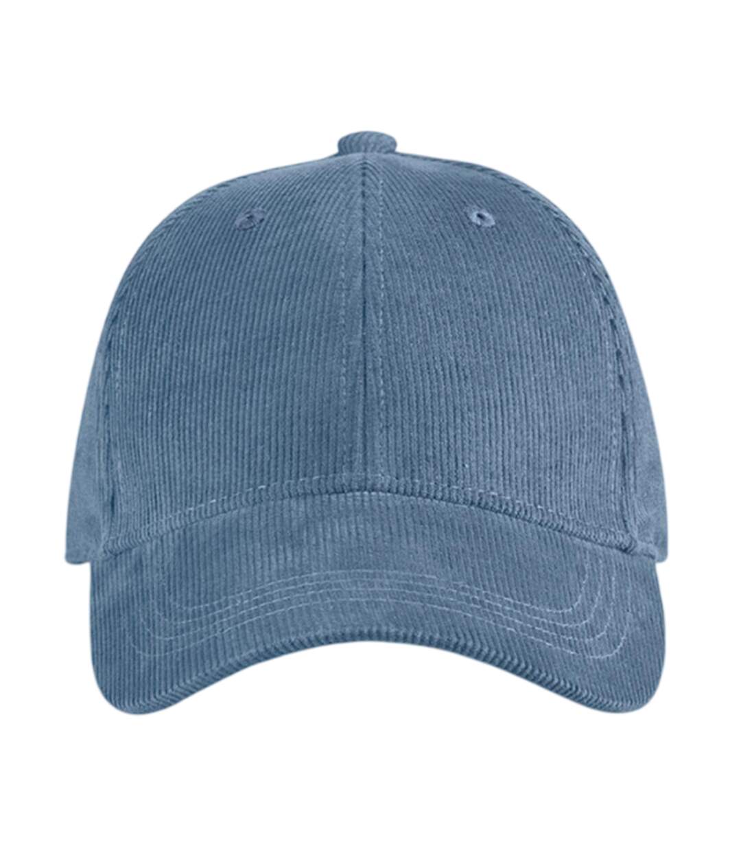 Casquette De Baseball Earthaware Adulte Bleu Ardoise Beechfield-3