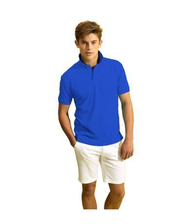 Asquith & Fox Mens Super Smooth Knit Polo Shirt (Bright Royal) - UTRW6026