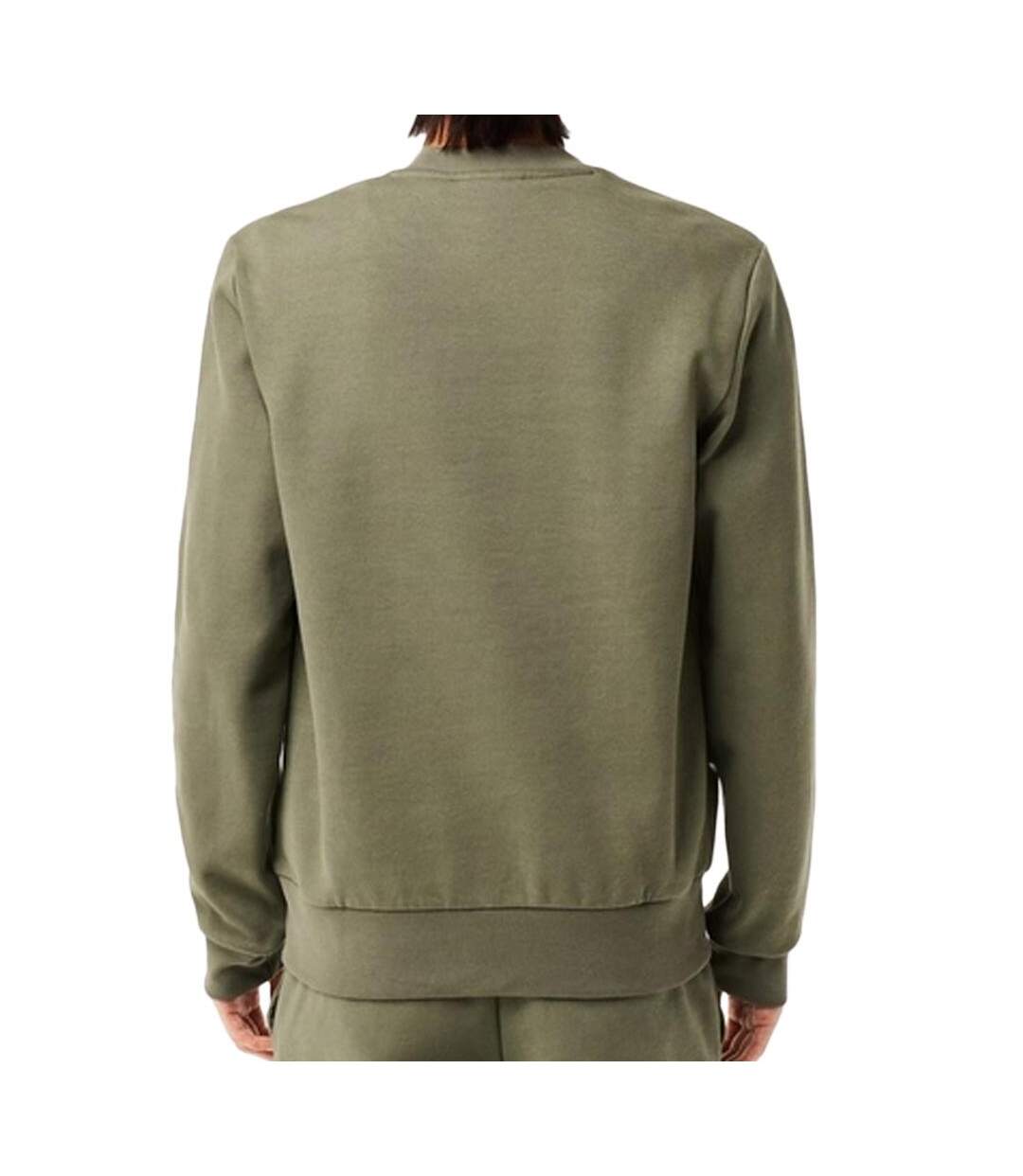 Sweat kaki homme lacoste sh9608-2