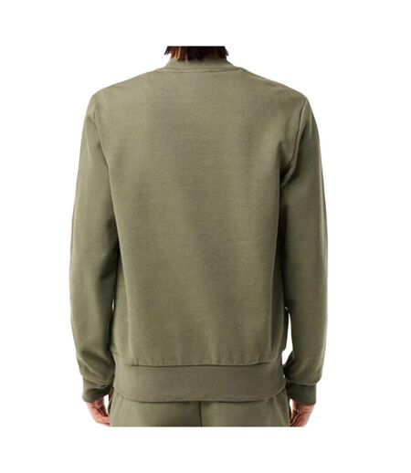 Sweat kaki homme lacoste sh9608