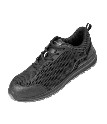 Result work-guard unisex all black safety trainers black WORK-GUARD by Result