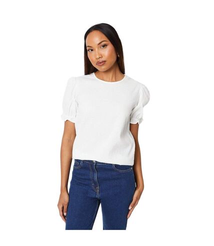 T-shirt femme blanc cassé Principles