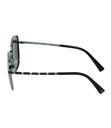 Womens/ladies Garavani Square Sunglasses One Size Dark Ruthenium Valentino
