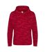 Sweat-shirt à capuche camo homme - JH014 - rouge camouflage