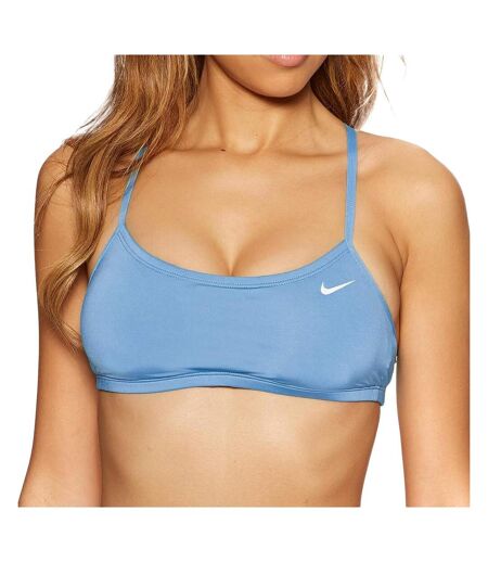 Haut de maillot de bain bleu femme nike racerback312