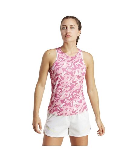 Débardeur own the run femme rose Adidas