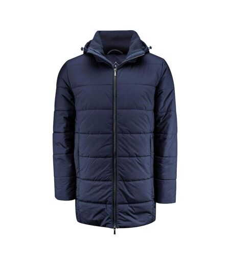 Mens Nordmont Long Jacket Navy James Harvest