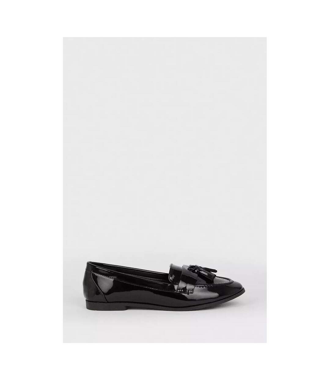 Mocassins lennie femme vrai noir Dorothy Perkins-2