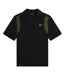 Chemise De Bowling Manches Courtes Homme Noir Fred Perry-1