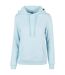 Womens/ladies Basic Hoodie Ocean Blue Build Your Brand-1