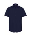 Chemise à manches courtes Russell Collection pour homme (Bleu marine) - UTBC1020