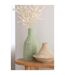 Vase Bouteille Design Pointillés Jonc de Mer 50cm Vert-3