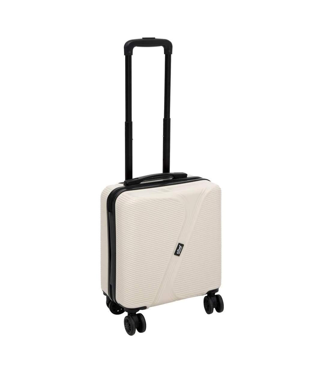Valise Cabine Rigide à Roulettes Travel 45cm Beige-1