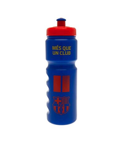FC Barcelona Més Que Un Club Plastic Water Bottle (Blue/Red/Yellow) (One Size) - UTTA9454