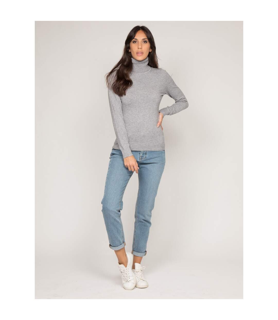 Pull col roulé KASSANDRE - Dona X Lisa-4