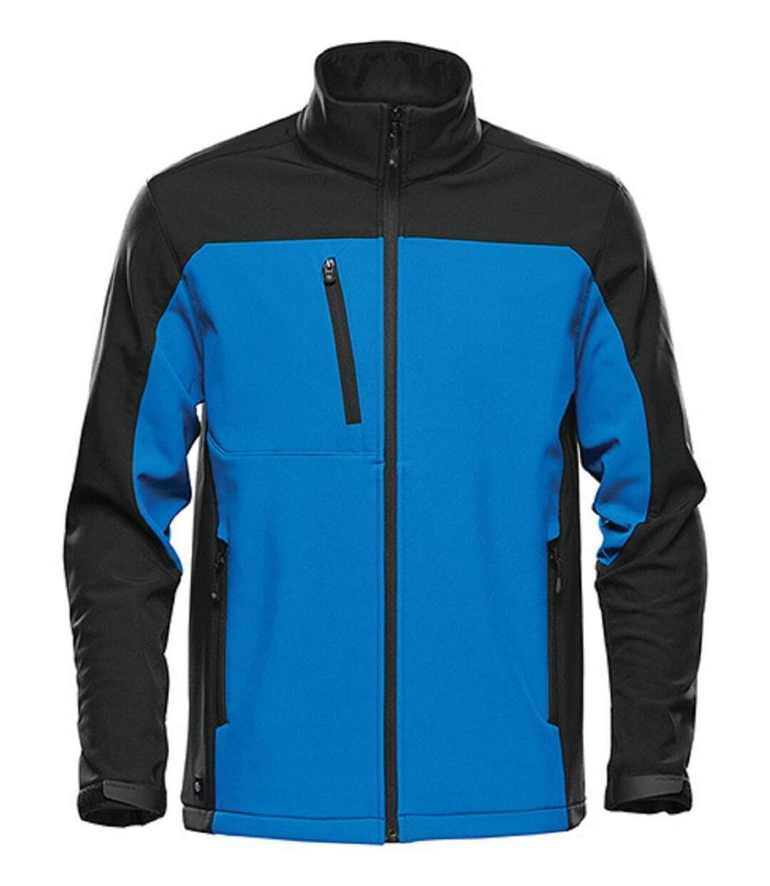 Veste softshell - Homme - BHS-3 - bleu azur et noir-1