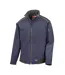 Veste Respirante Ripstop Soft Shell Pour Hommes Bleu Marine Noir Result-2