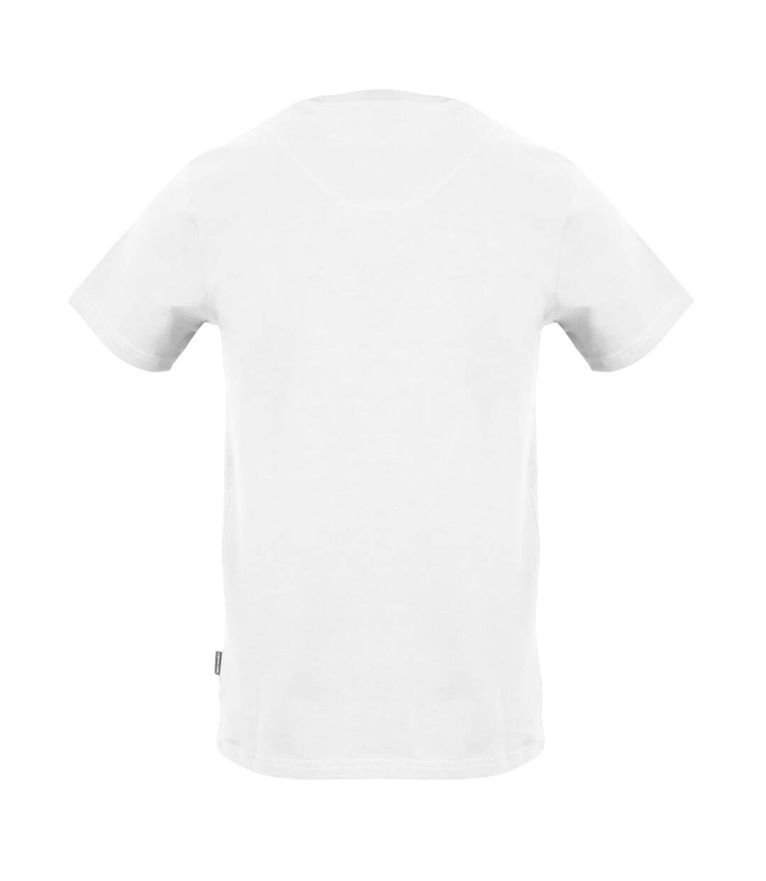 Mens Patch Crew Neck T-shirt White Aquascutum-2