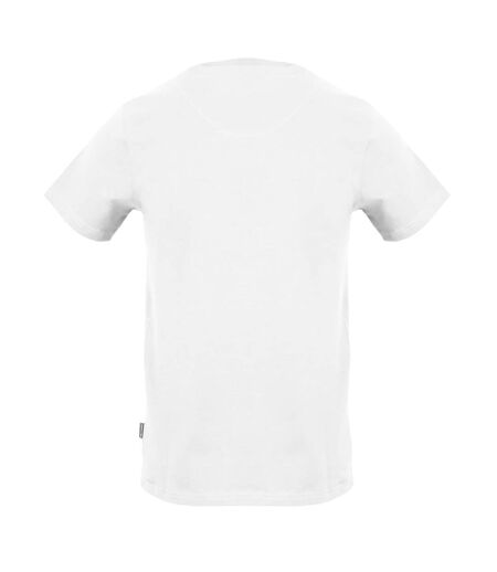 Mens Patch Crew Neck T-shirt White Aquascutum