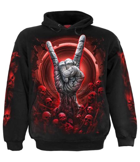 Sweat à capuche tomb of rock adulte noir Spiral Direct