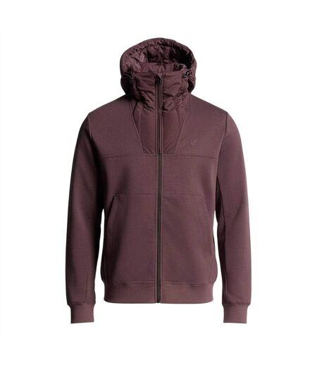 Mens Logo Hybrid Jacket Brown Lyle & Scott