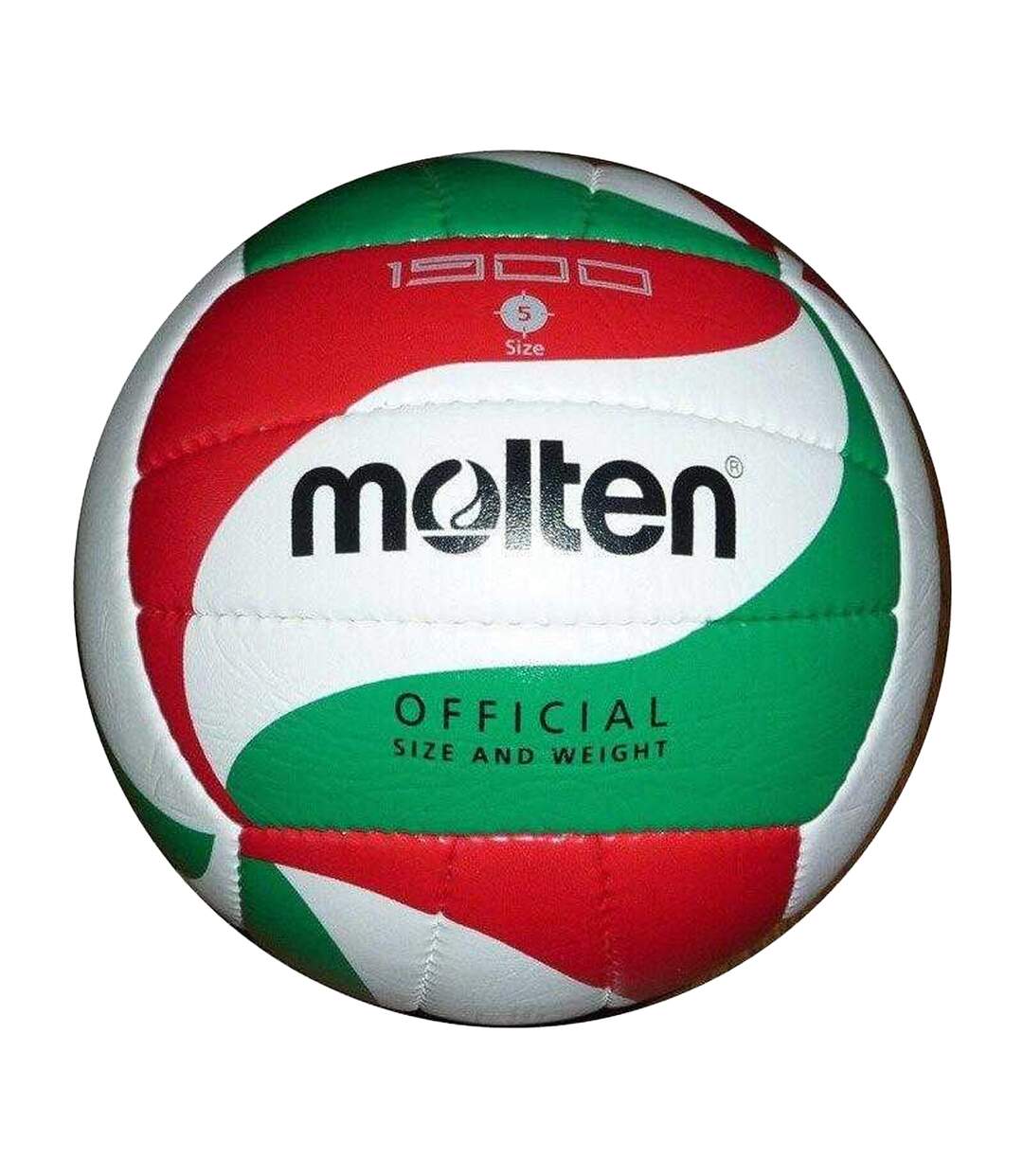 Ballon De Volley-ball V5m1900 Taille 5 Blanc Rouge Vert Molten-1
