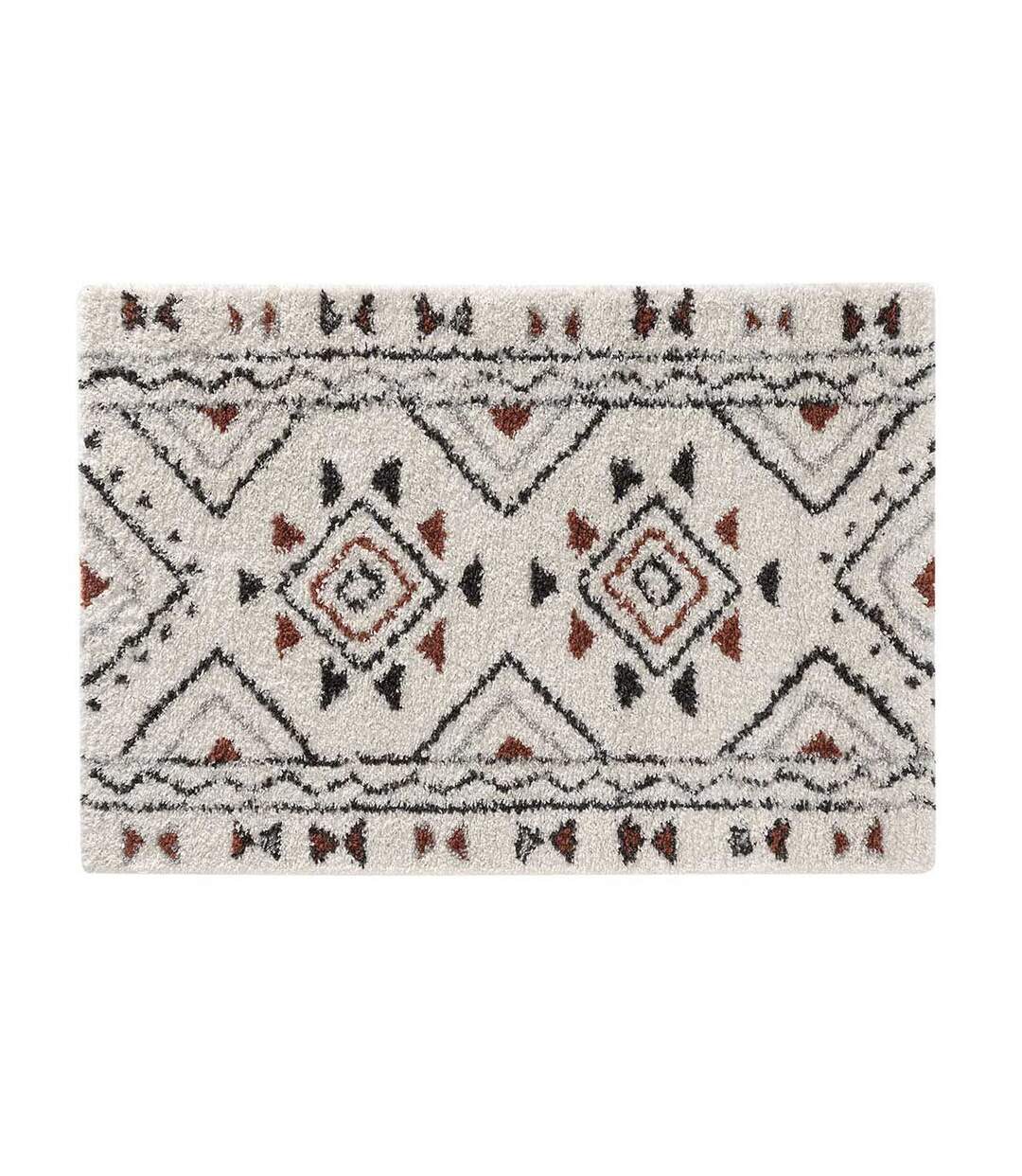 Tapis Déco à Motifs Saharienne 120x170cm Beige-1