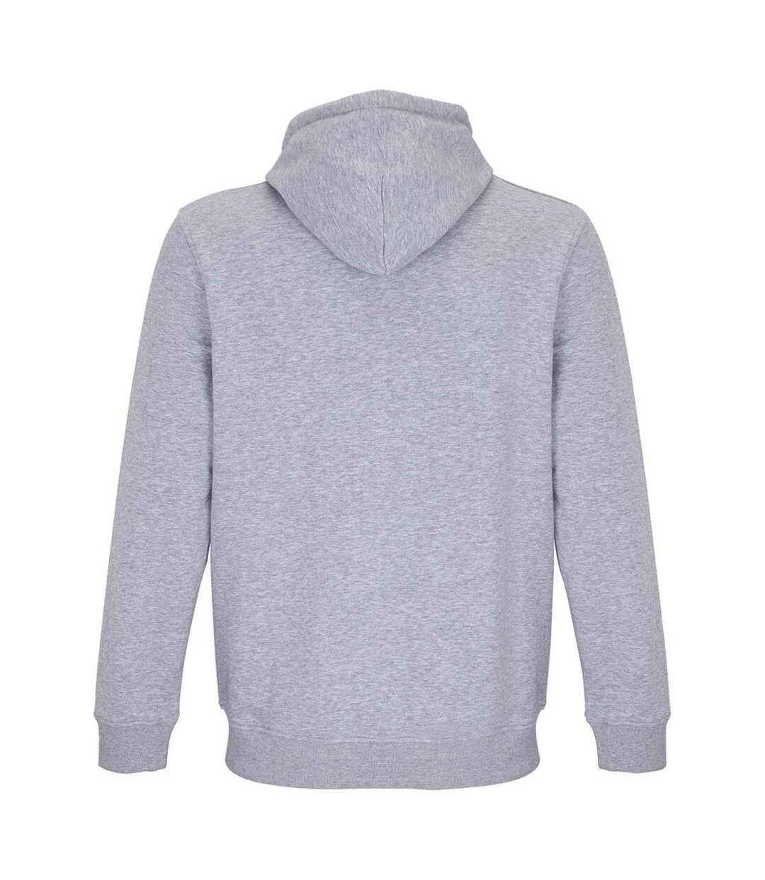 Veste à capuche calipso adulte gris chiné SOLS