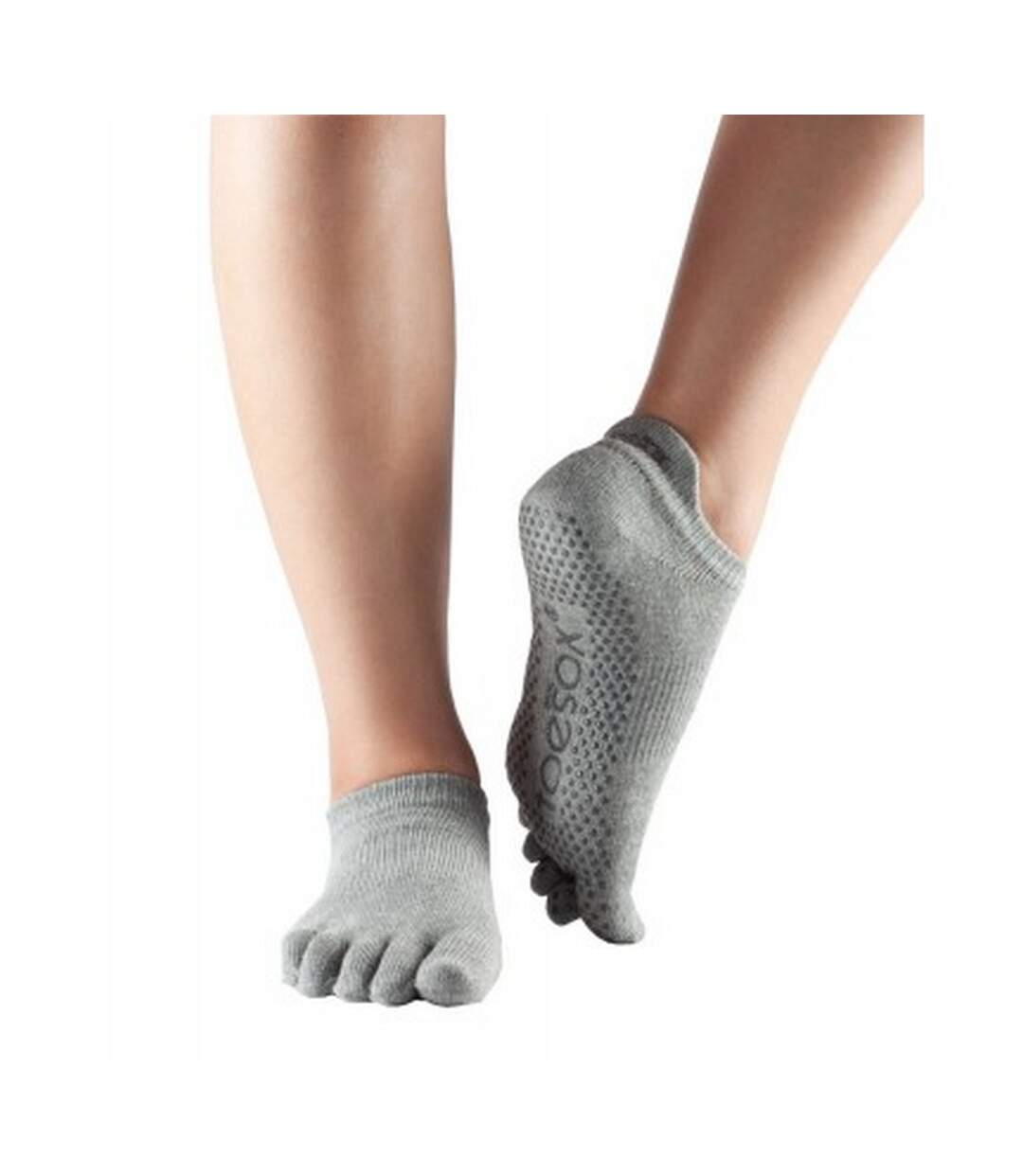Mens Toe Socks Grey Fitness Mad-1