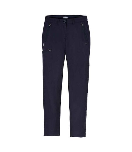 Womens/ladies Expert Kiwi Pro Stretch Hiking Trousers Dark Navy Craghoppers