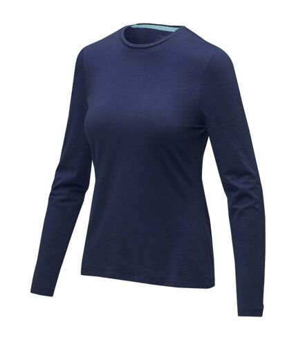 Elevate Womens/Ladies Ponoka Long Sleeve T-Shirt (Navy)
