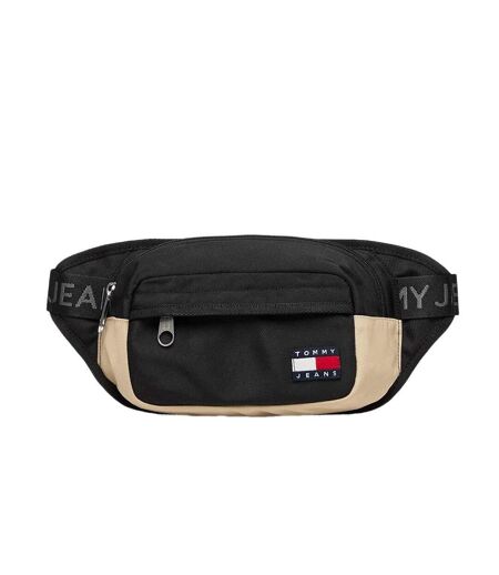 Sac banane noir homme tommy hilfiger pewter - taille unique