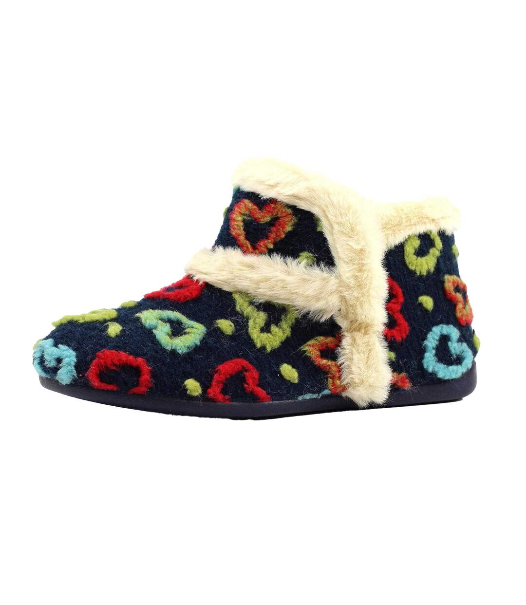 Chaussons Bottines Angel Femme Bleu Lunar-3