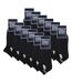 12 Pack Mens Bamboo Ankle Socks | Reinforced Heel & Toe Soft Breathable Socks-2