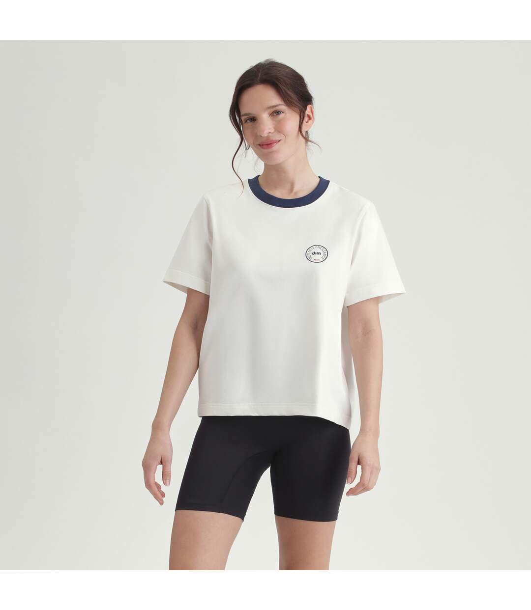 T-shirt coupe droite Dim x Inès de La Fressange-3